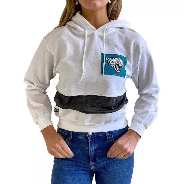 Womens Refried Apparel Jacksonville Jaguars Sustainable Crop Dolman Pullover Hoodie Product Image