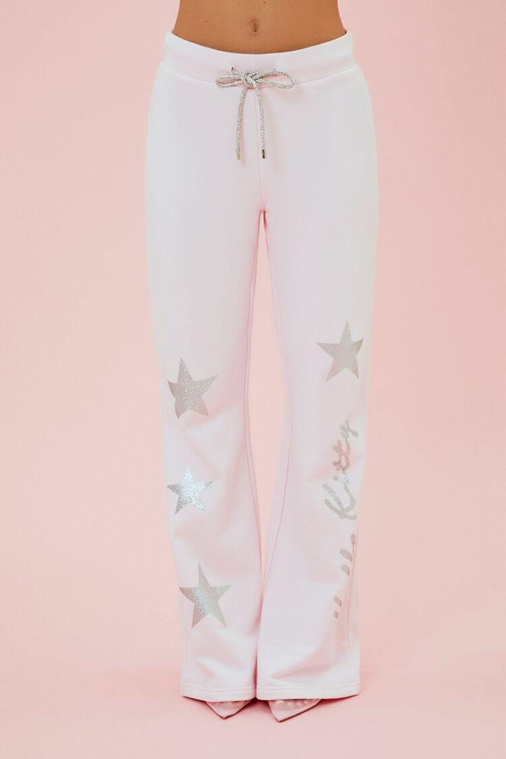 Hello Kitty Glitter Sweatpants | Forever 21 Product Image