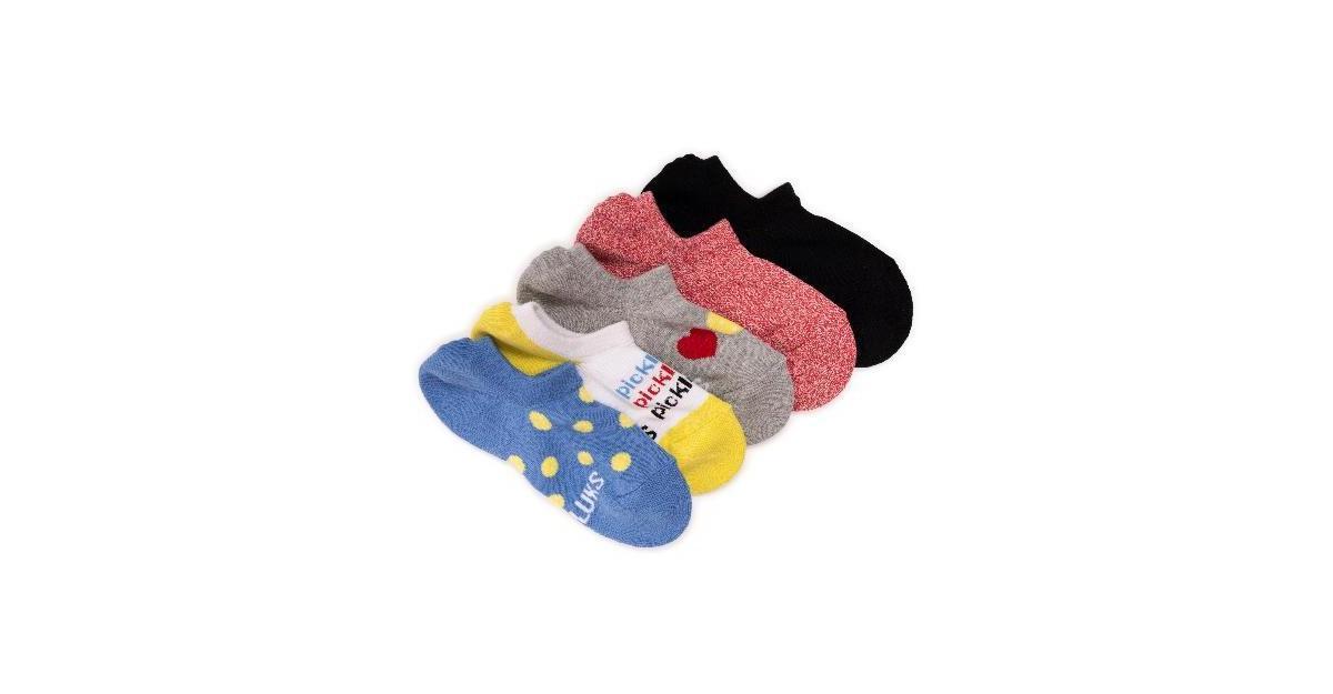 Womens MUK LUKS 5-Pack Pickleball No Show Socks Product Image