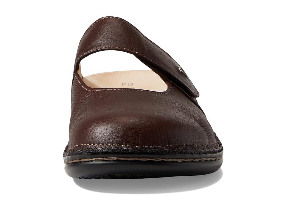 Finn Comfort Stanford (Braun Karbo) Women's Clog/Mule Shoes Product Image