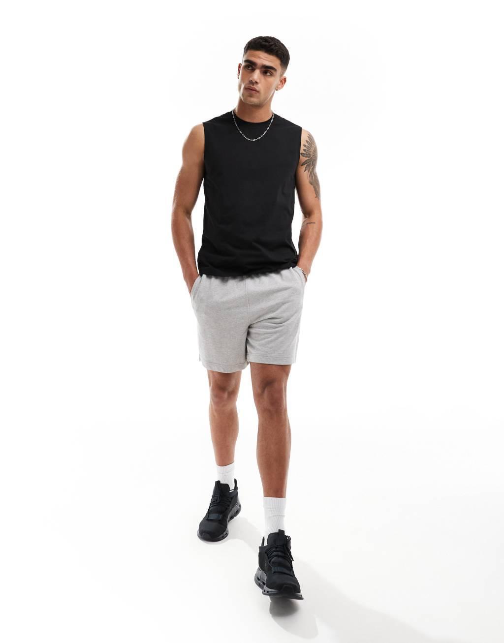 ASOS 4505 slim fit performance tank top with quick dry fabric in black Product Image