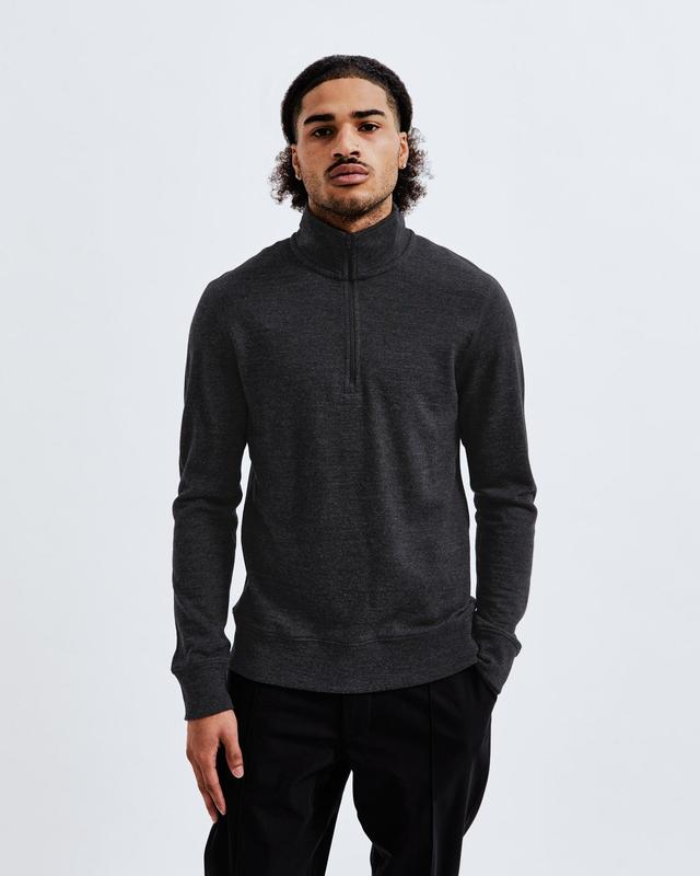 Merino Terry Half Zip Male Product Image