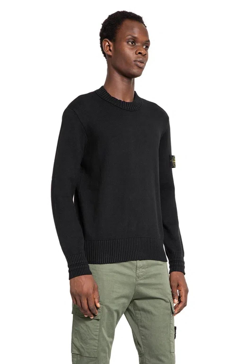 STONE ISLAND Crewneck In Black Product Image