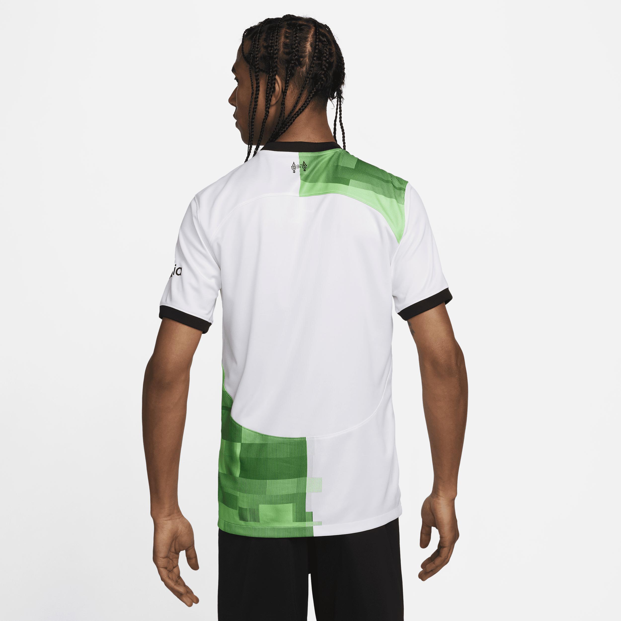 Mens Nike White Liverpool 2023/24 Away Replica Jersey - White Product Image