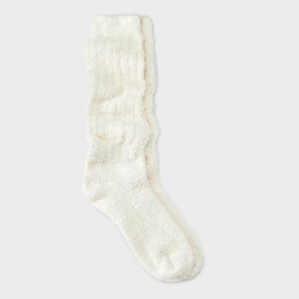 Womens Cozy Slouch Crew Socks - Auden 4-10 Product Image