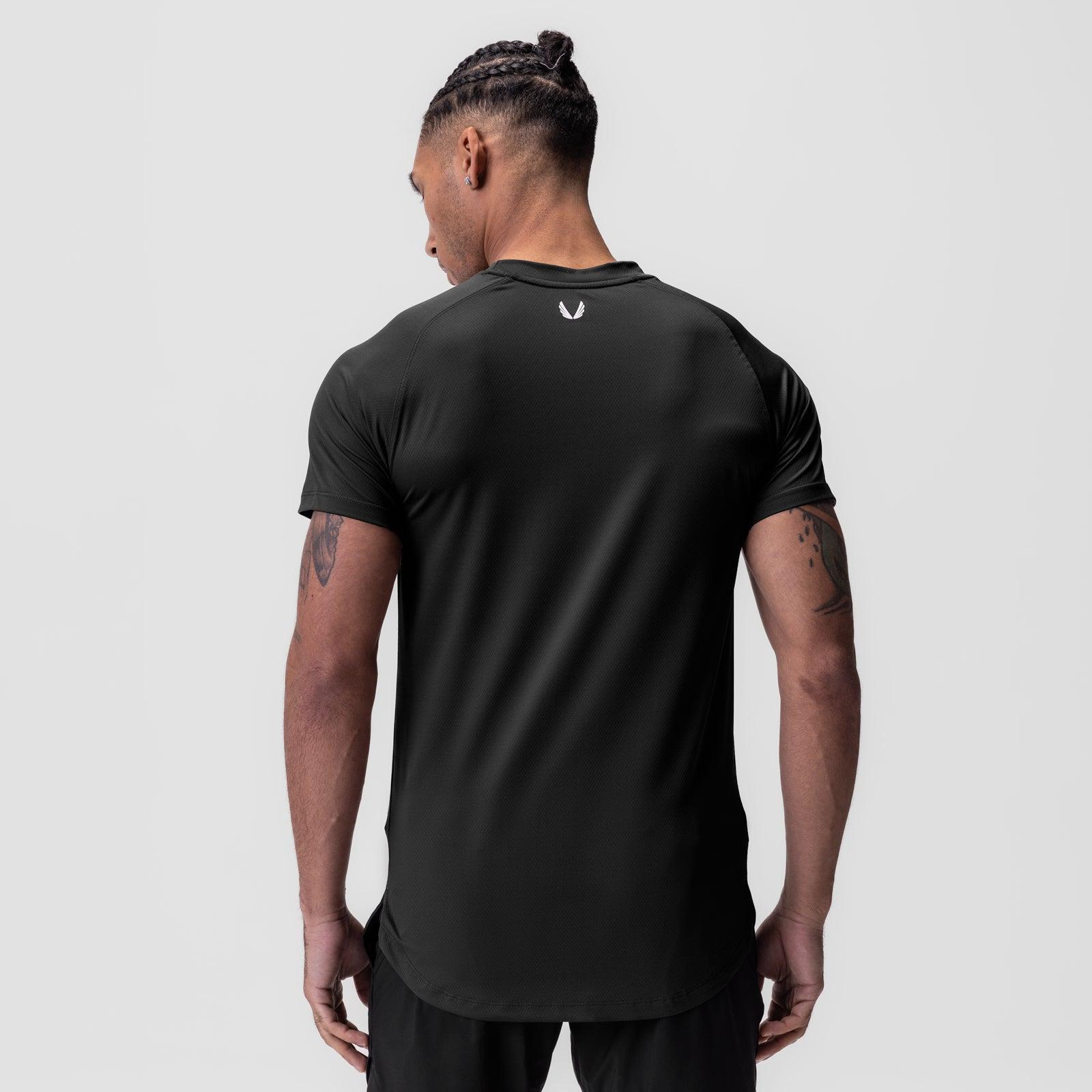 0660. AeroSilver® Established Tee - Black "RP" Male Product Image