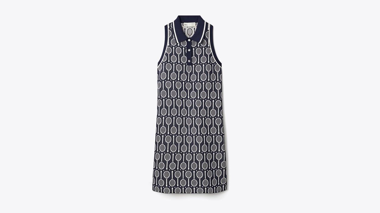 Tech Knit Polo Tank Dress Product Image