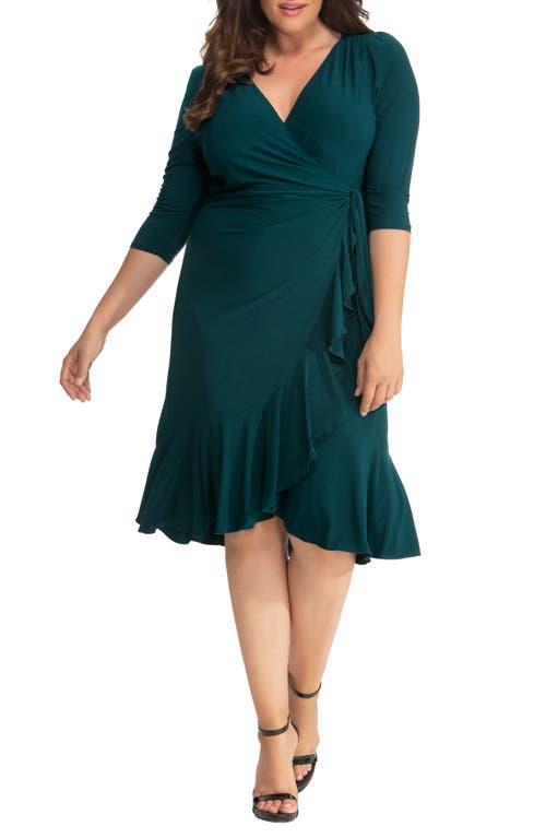 Kiyonna Whimsy Wrap Dress Product Image