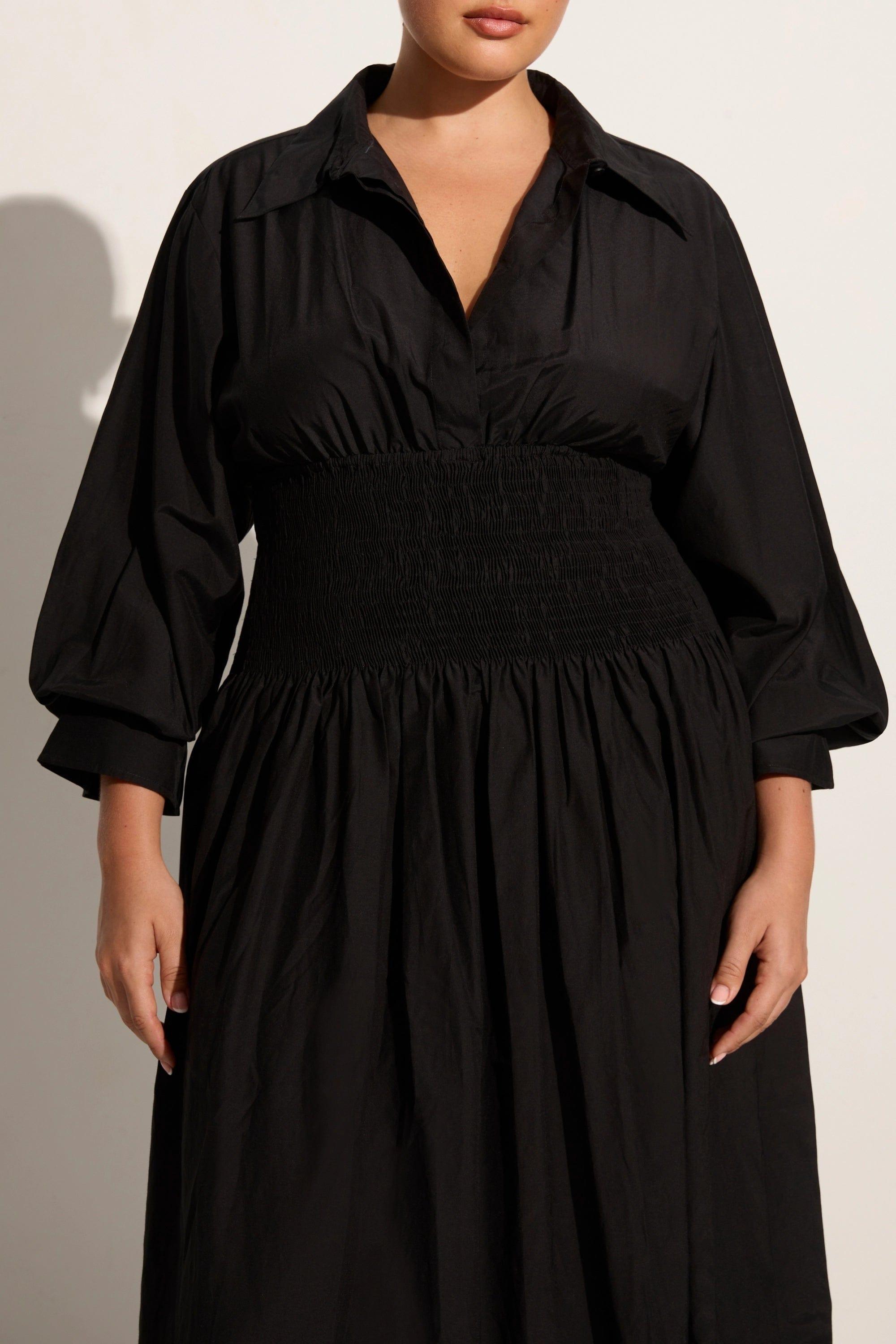 Cervo Midi Dress Black - Final Sale Product Image