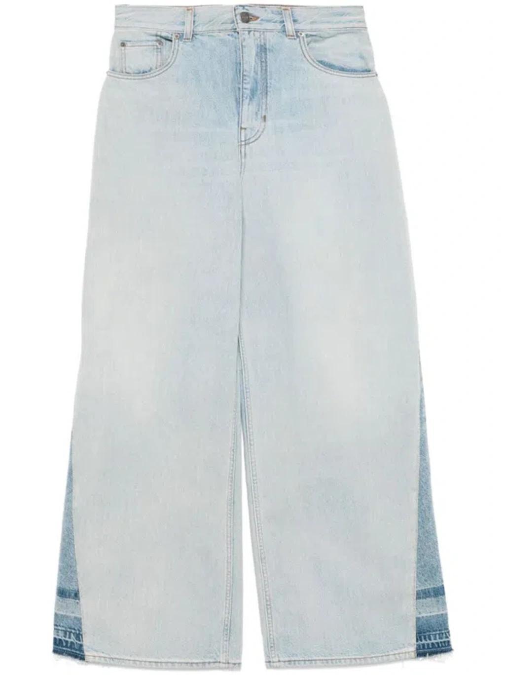 High-rise Wide-leg Jeans In Blue product image