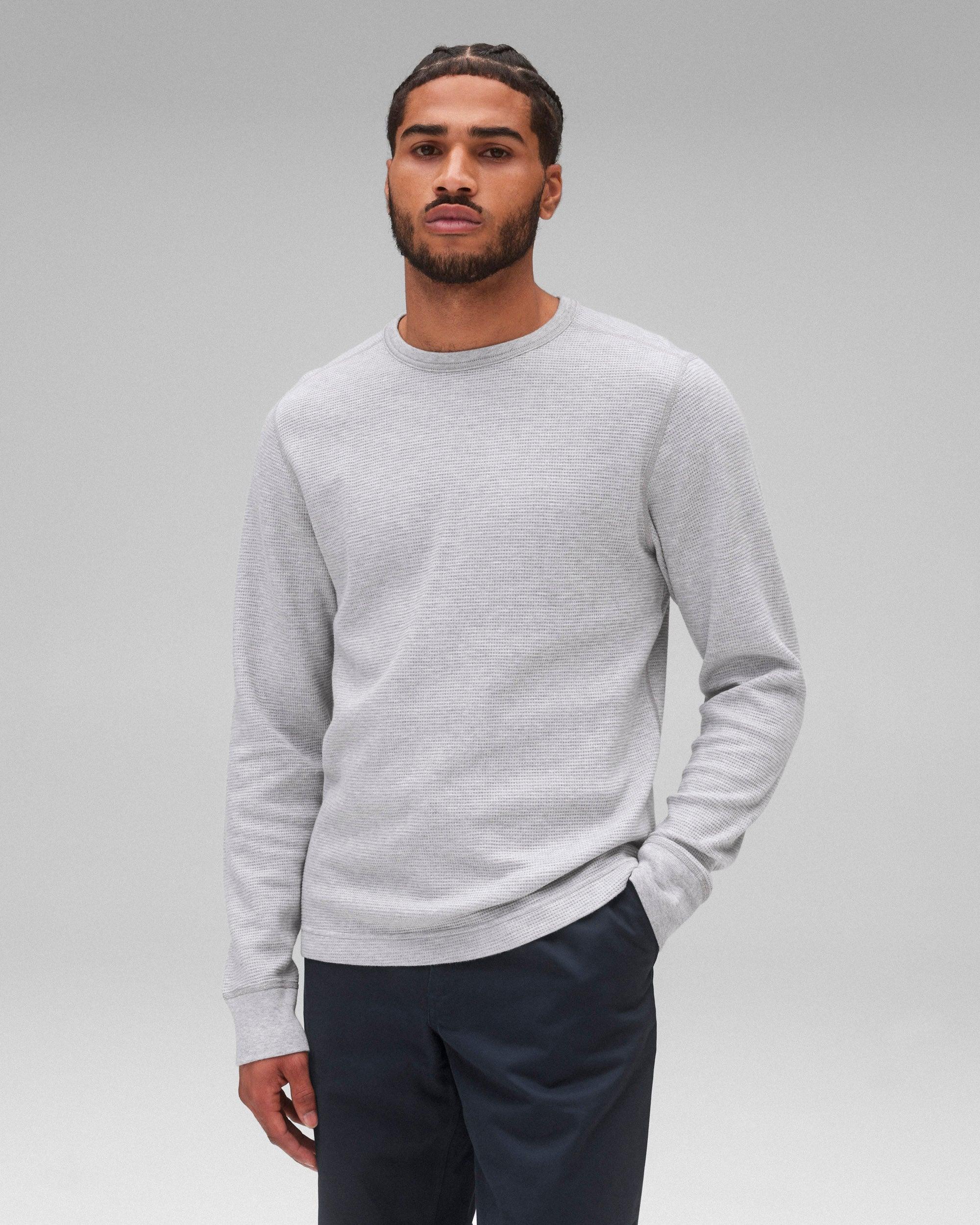 Lightweight Waffle Long Sleeve Male Product Image