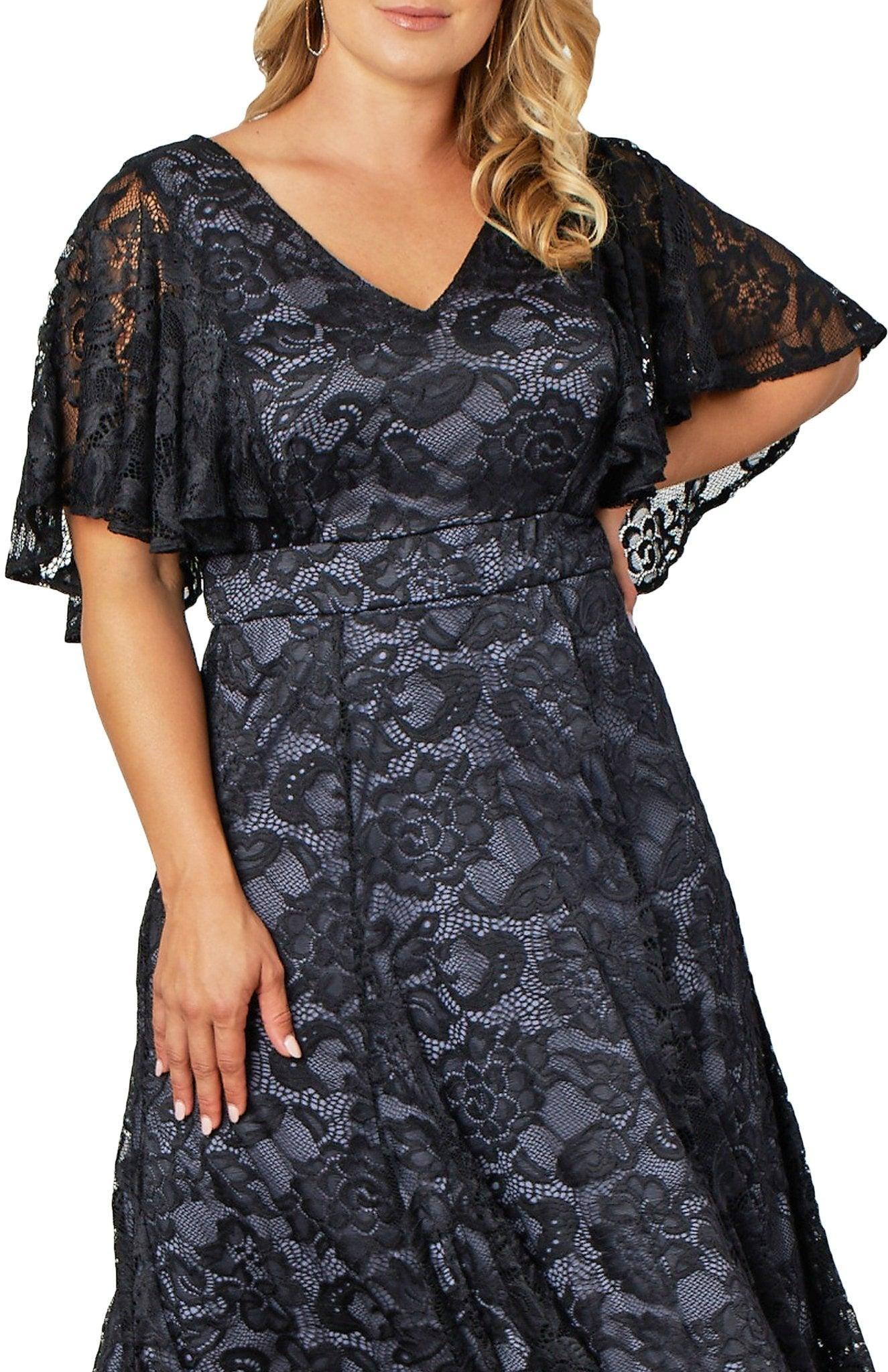 Camille Lace Cocktail Dress - Plus Product Image