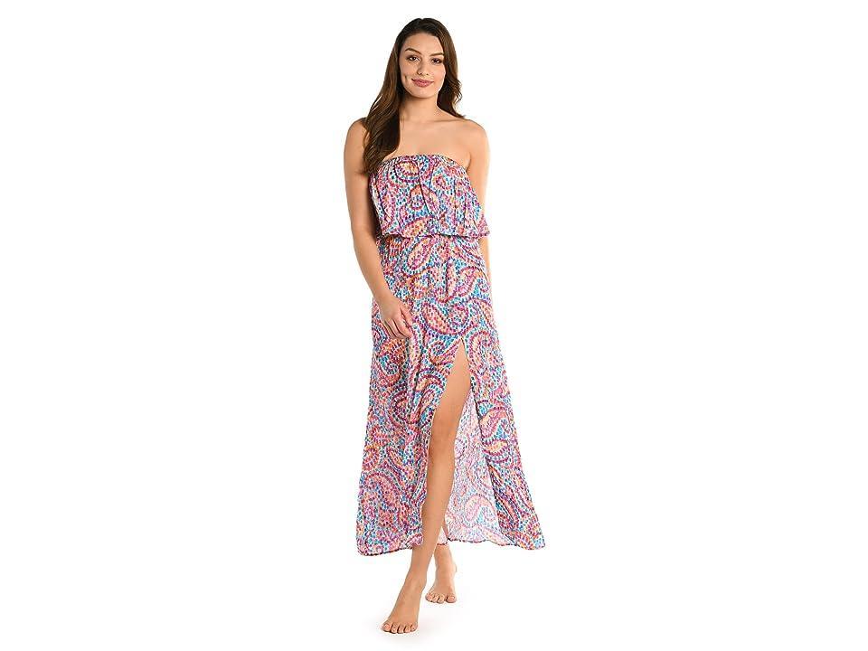 La Blanca Pebble Bandeau Strapless Cover-Up Dress Product Image