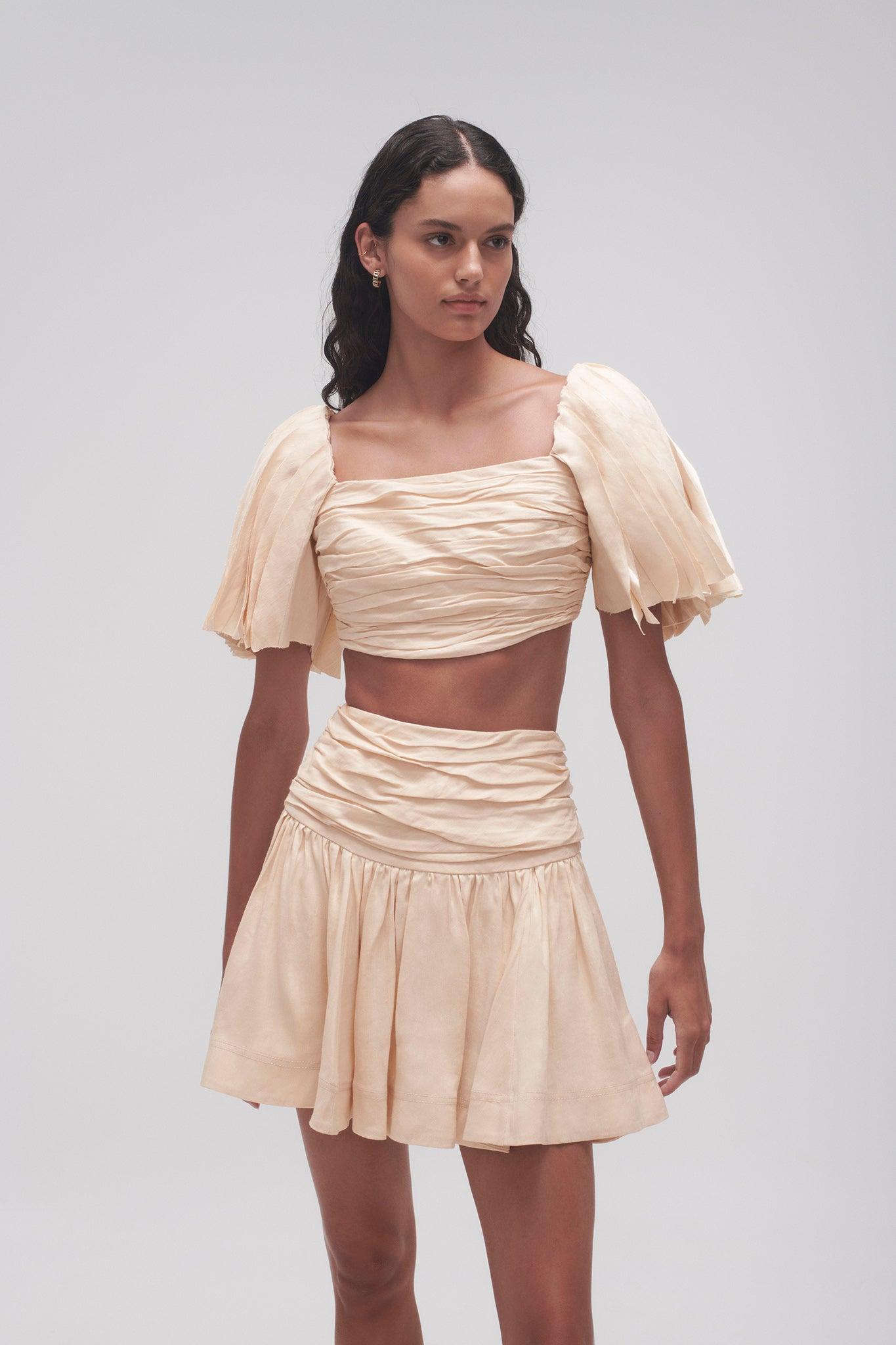 Cari Ruched Crop Top Product Image