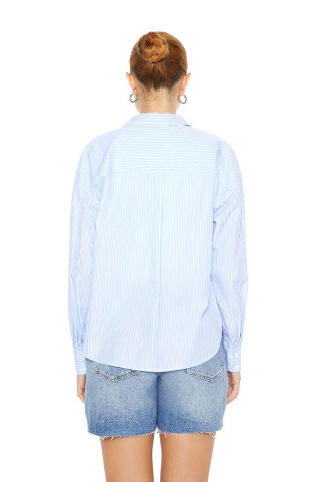 Striped Poplin Shirt | Forever 21 Product Image