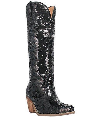 Dingo Dance Hall Queen Sequin Tall Western Boots Product Image