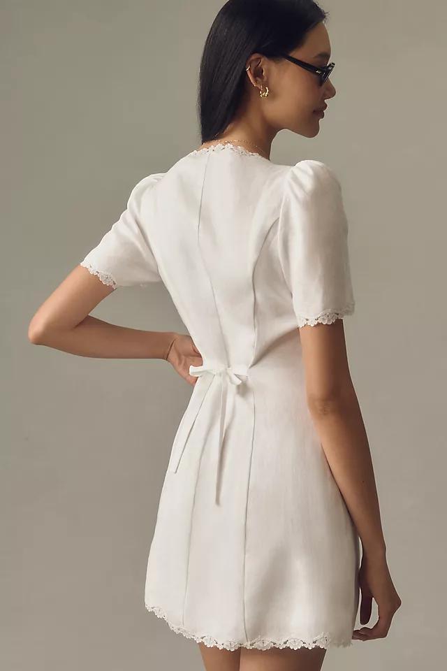 Reformation Anabella Linen Mini Dress Product Image