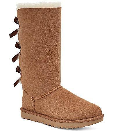 Womens UGG® Bailey Bow II Tall Boot - Chestnut Product Image