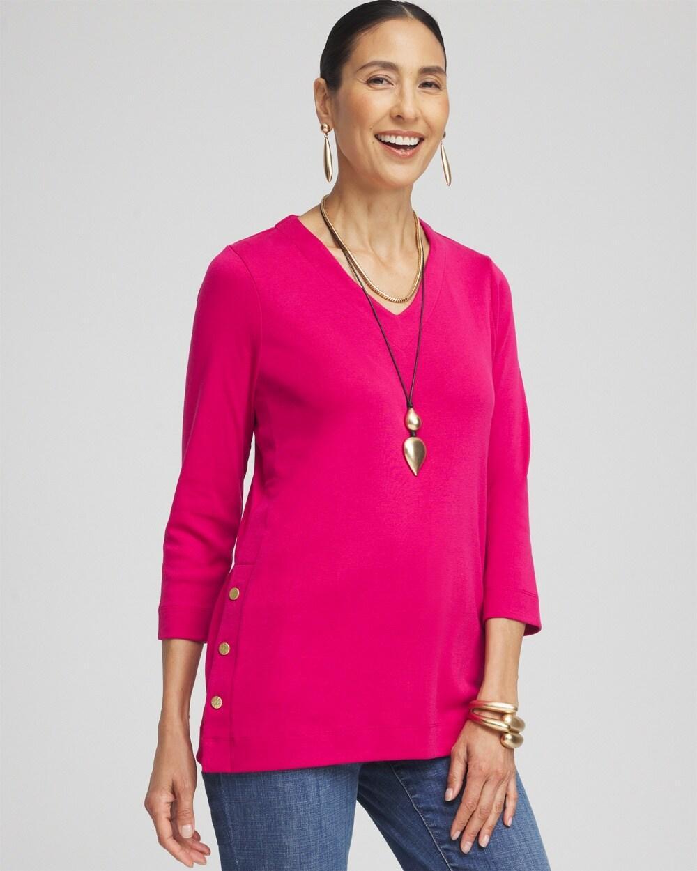 Women's V-Neck Tunic Top Product Image