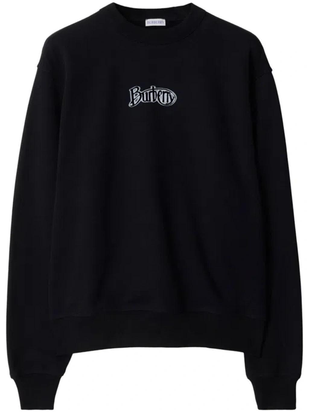 BURBERRY Logo Sweatshirt In Black Product Image