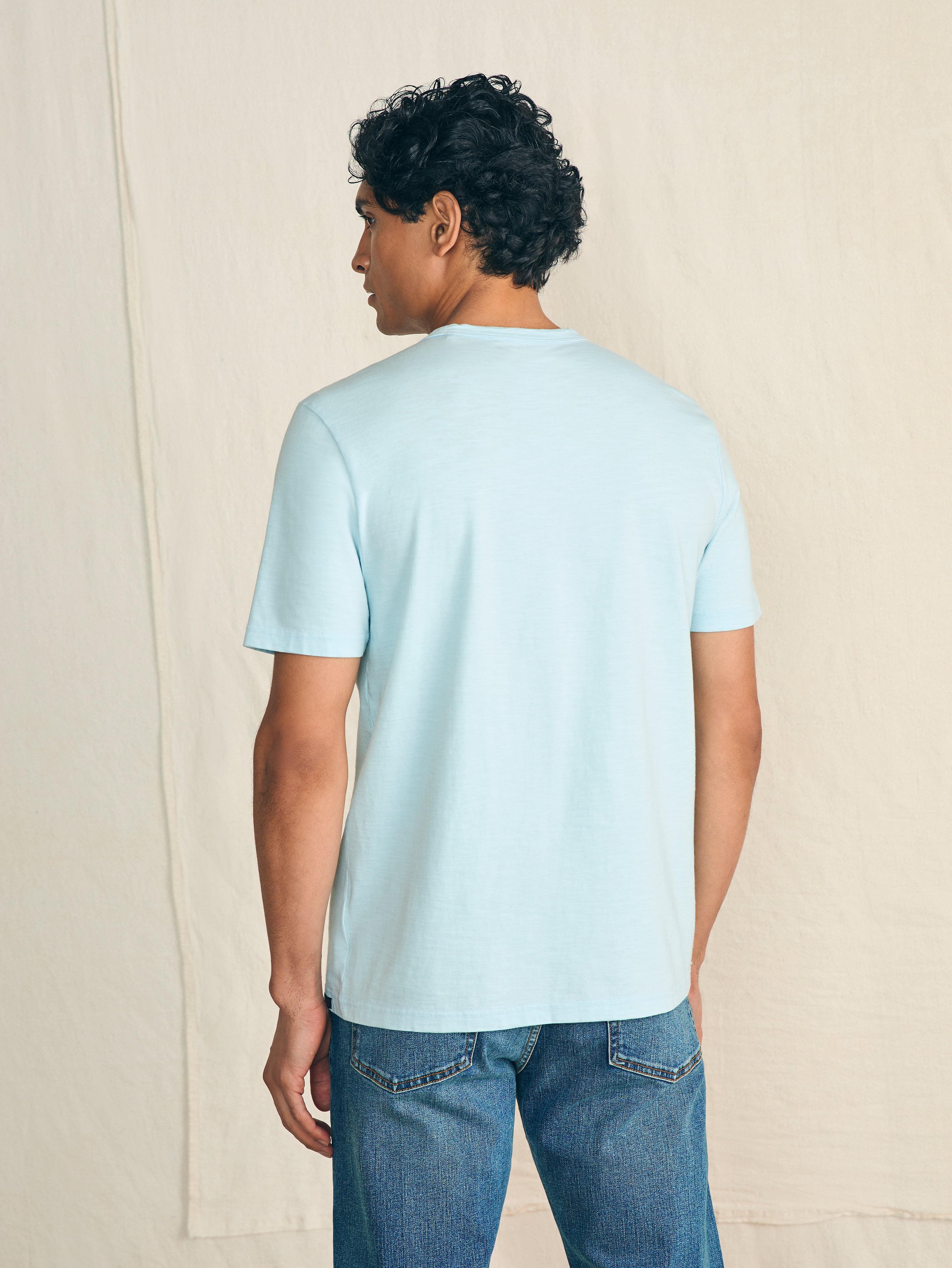 Sunwashed Pocket Tee - Blue Oasis Male Product Image