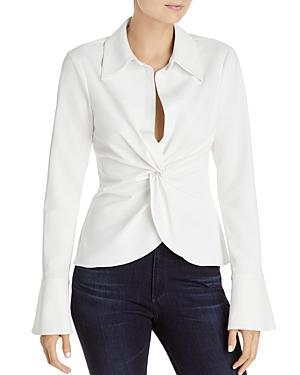 Cinq  Sept Mckenna Knot Waist Shirt Product Image