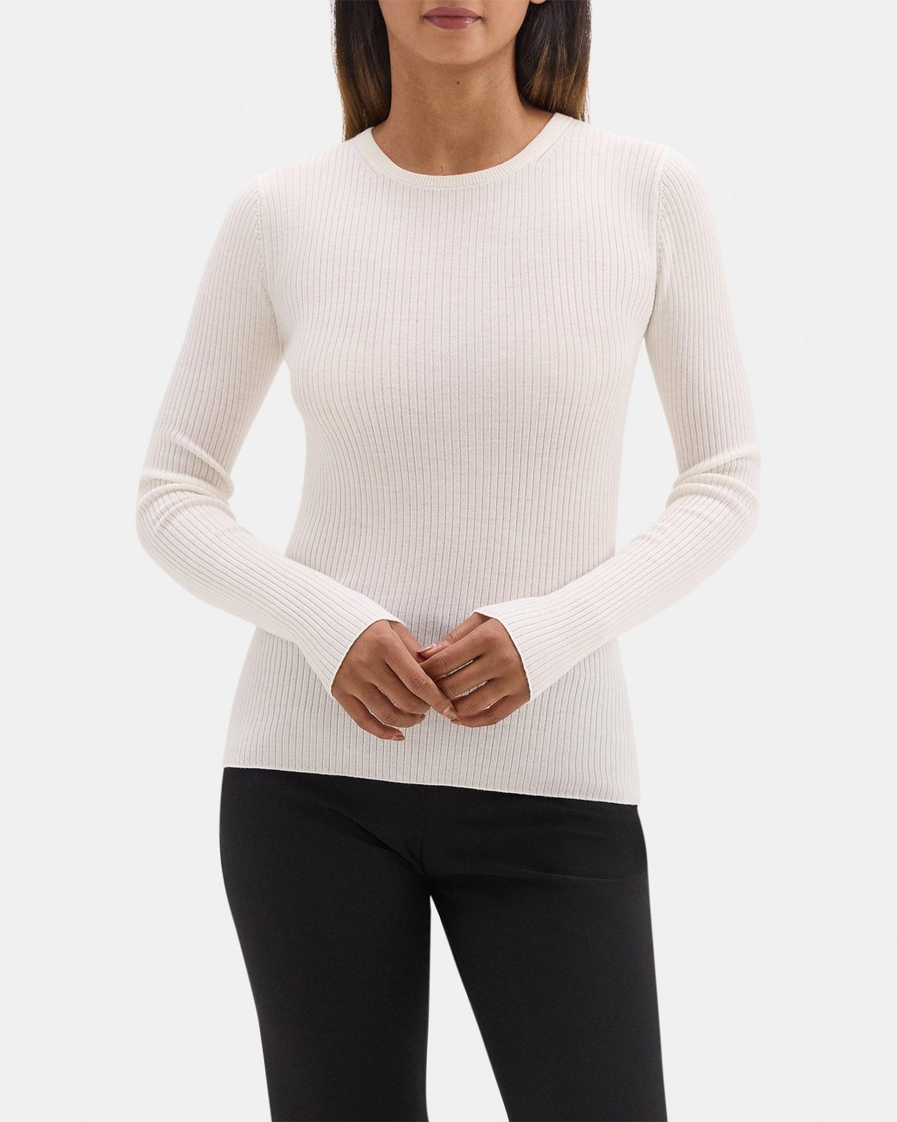 Slim-Fit Sweater in Fine Merino Wool Product Image