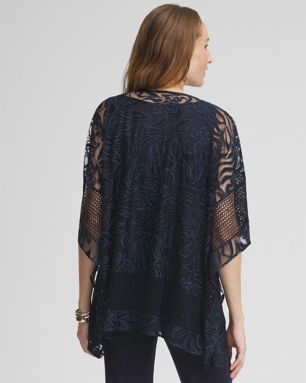 Travelers™ Collection Burnout Poncho Product Image