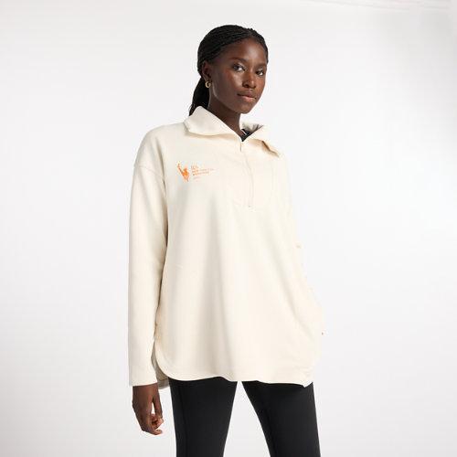 New Balance Women's NYC Marathon Oversized Half Zip Shirt Product Image