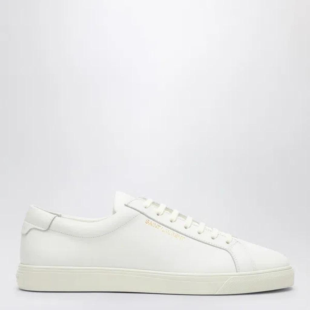 SAINT LAURENT Andy White Leather Trainer Product Image