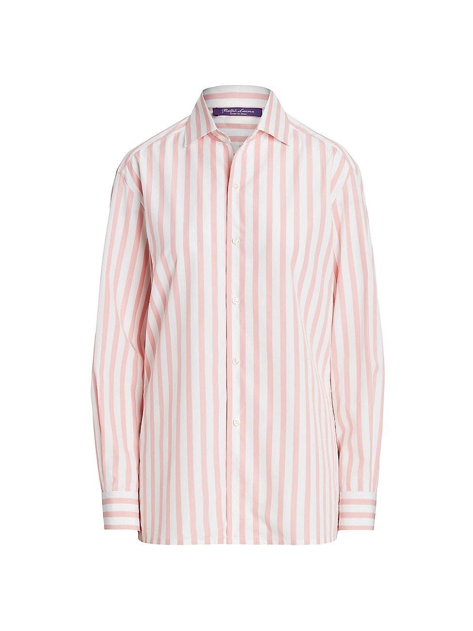 Womens Capri Striped Button-Up Shirt Product Image