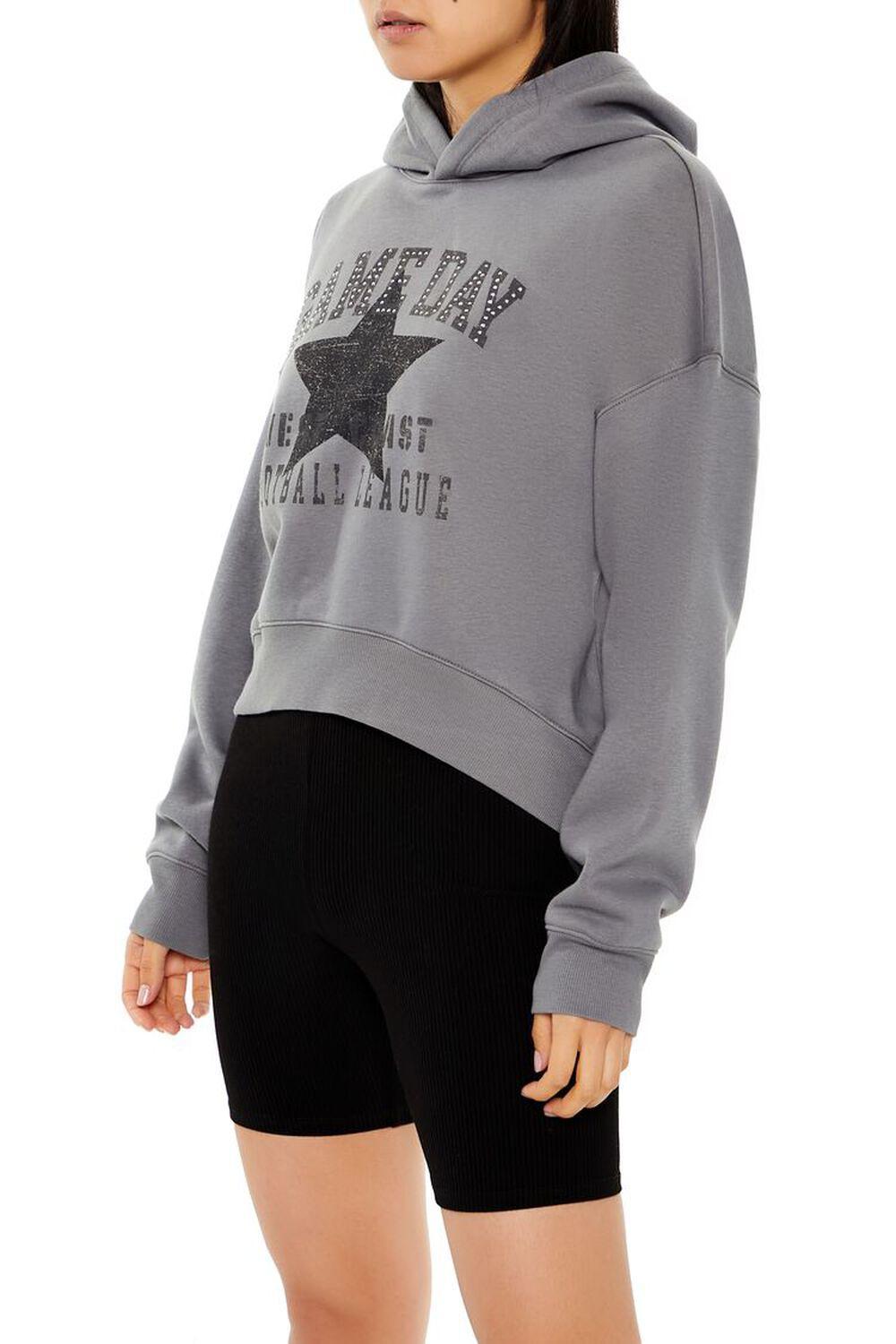 Game Day Rhinestone Hoodie | Forever 21 Product Image