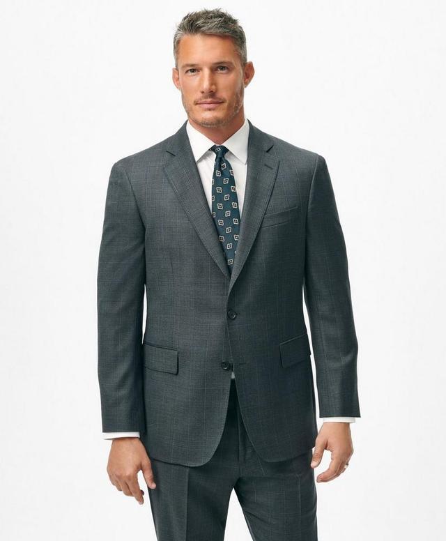 Traditional Fit Wool Windowpane 1818 Suit Product Image