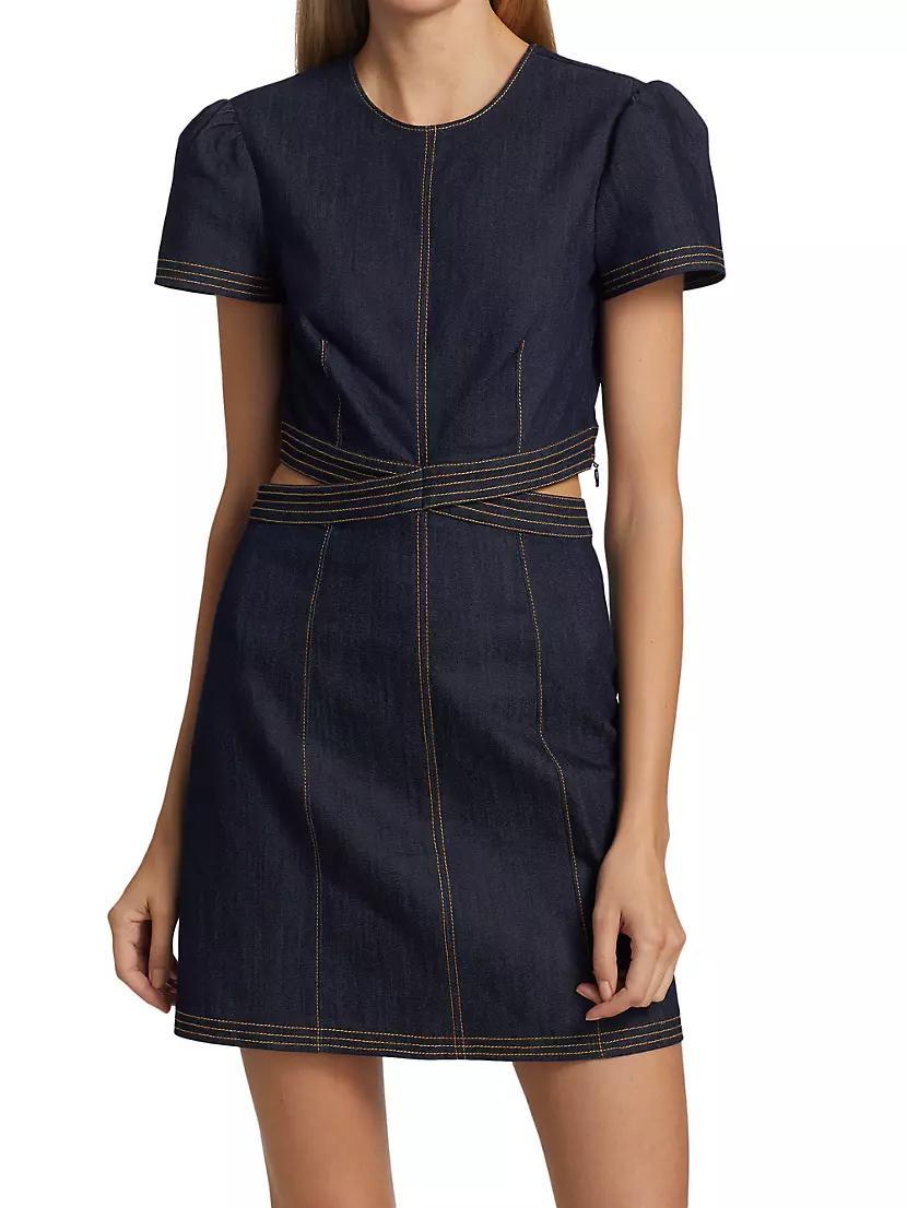 Maddy Cutout Denim Dress Product Image