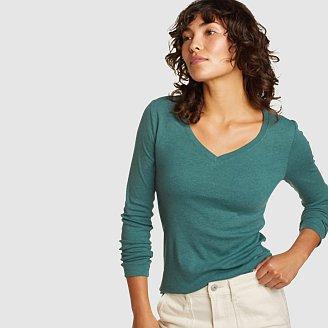 Women's Favorite Long-Sleeve V-Neck T-Shirt Product Image