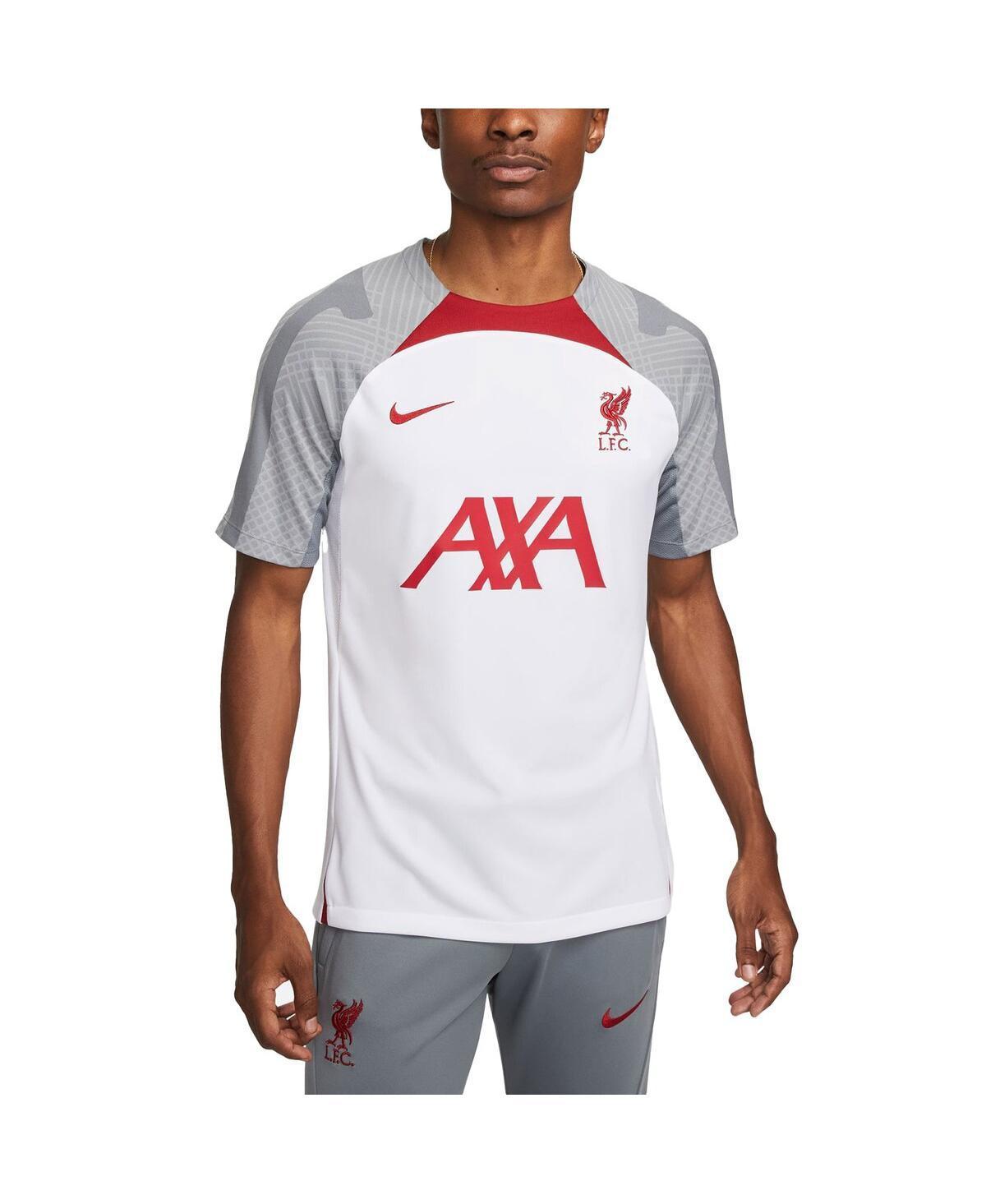 Mens Nike White Liverpool Strike Training Top - White Product Image