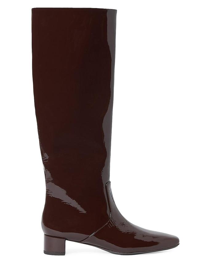 Womens Indy 35MM Patent Leather Knee-High Boots Product Image