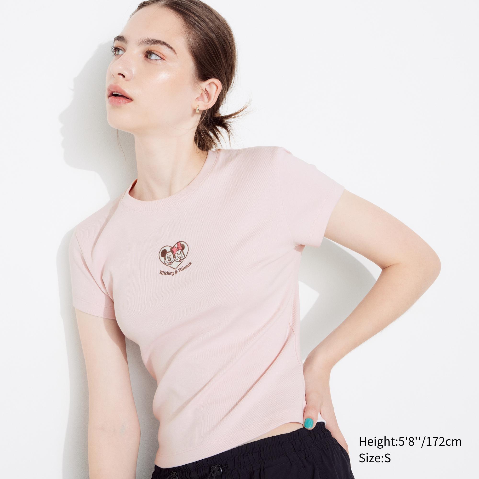 Womens Disney Collection Ut (Mini Short-Sleeve Graphic T-Shirt) Pink Small UNIQLO US Product Image