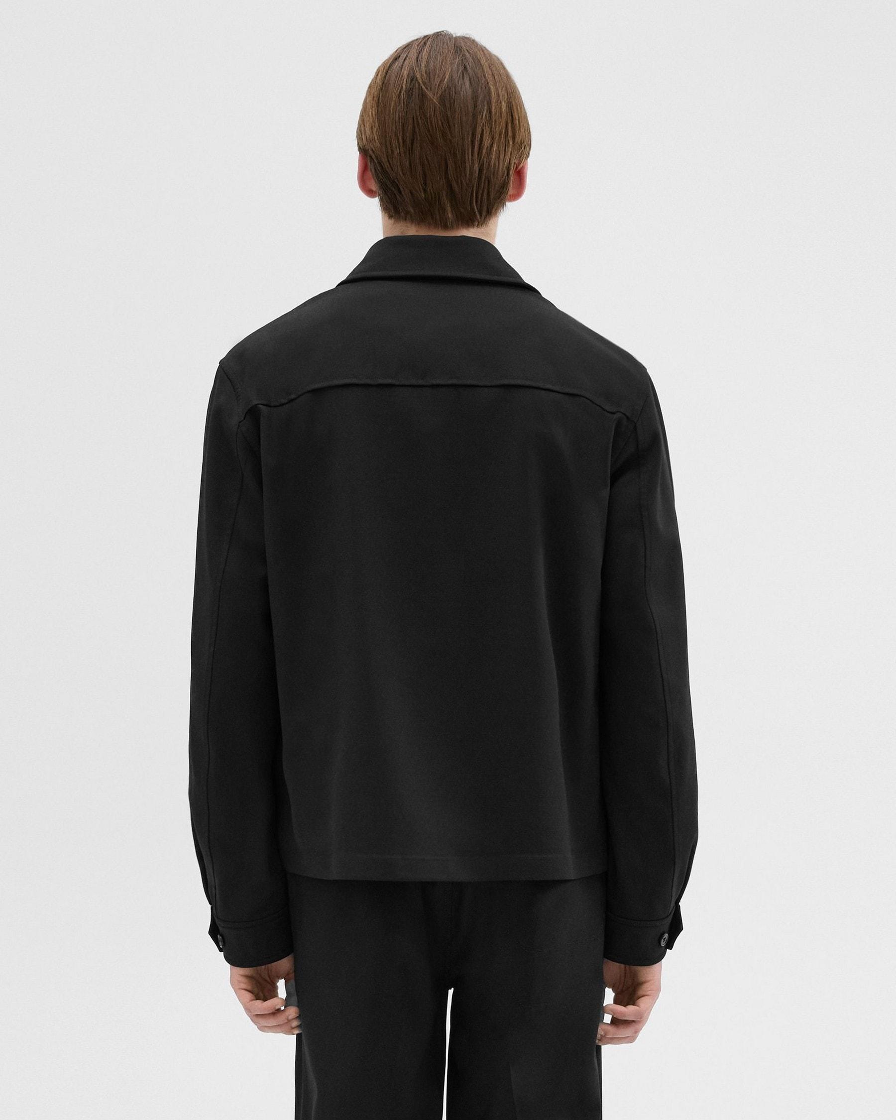 Wool Gabardine Shirt Jacket Product Image