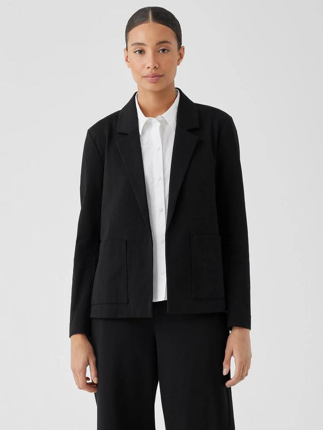 EILEEN FISHER Cotton Ponte Blazerfemale Product Image