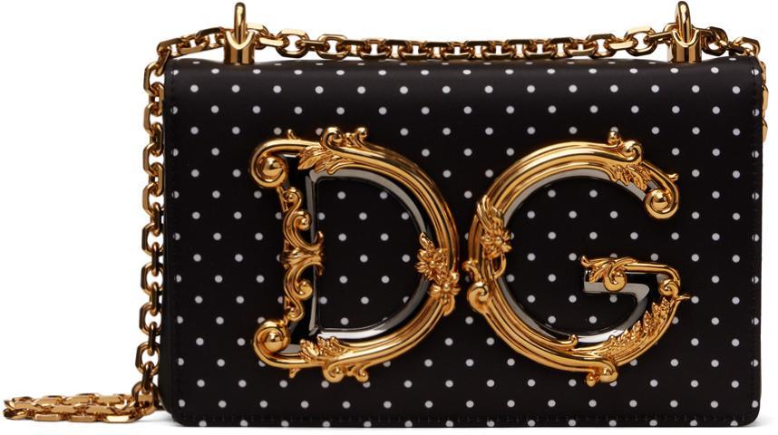 DOLCE & GABBANA Monogram Shoulder Bag In Black Product Image