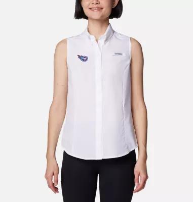 Columbia Women's PFG Tamiami Sleeveless Shirt - Tennessee Titans- Product Image