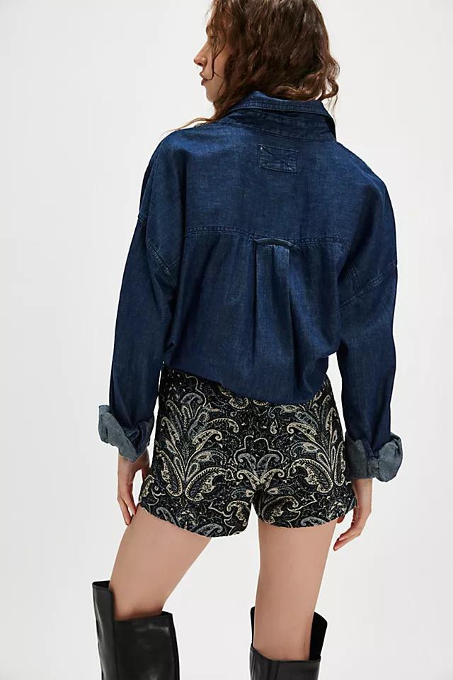 Anna Sui Tapestry Micro Shorts Product Image