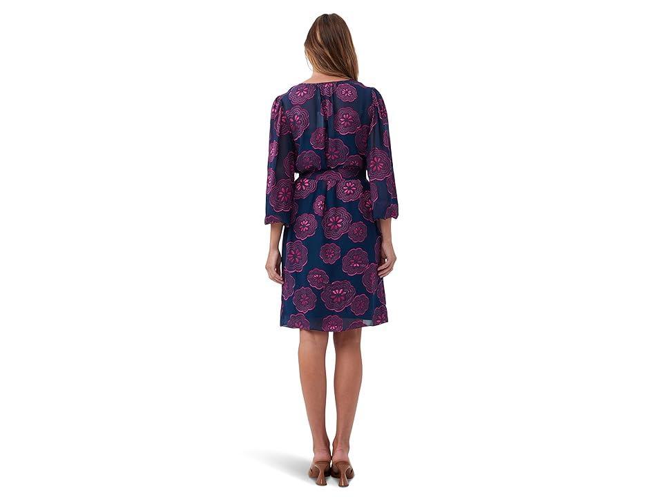 Womens Tribeca Floral Silk-Blend Minidress Product Image