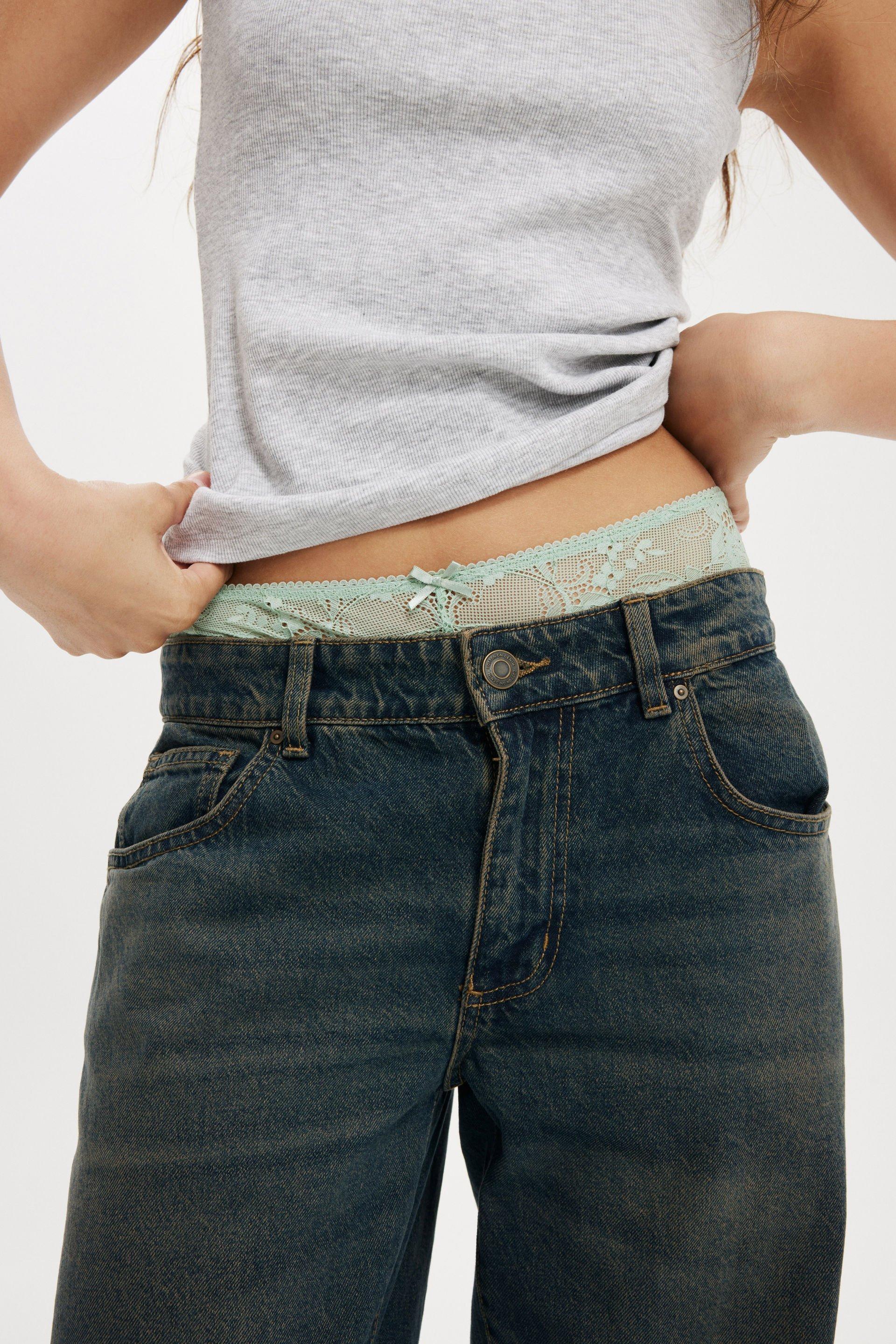 Low Rise Straight Jean Product Image