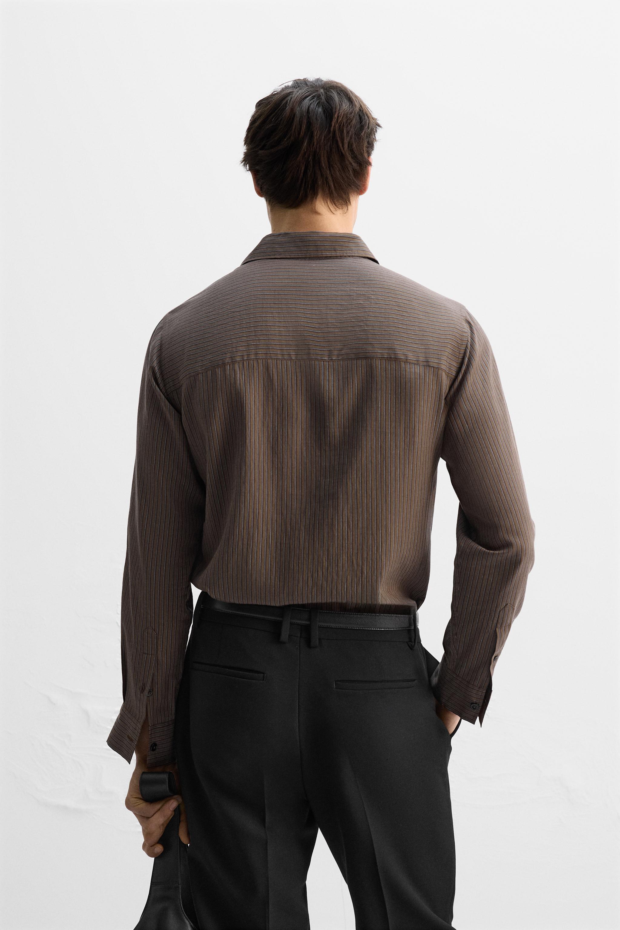 FLOWY STRIPED SHIRT Product Image