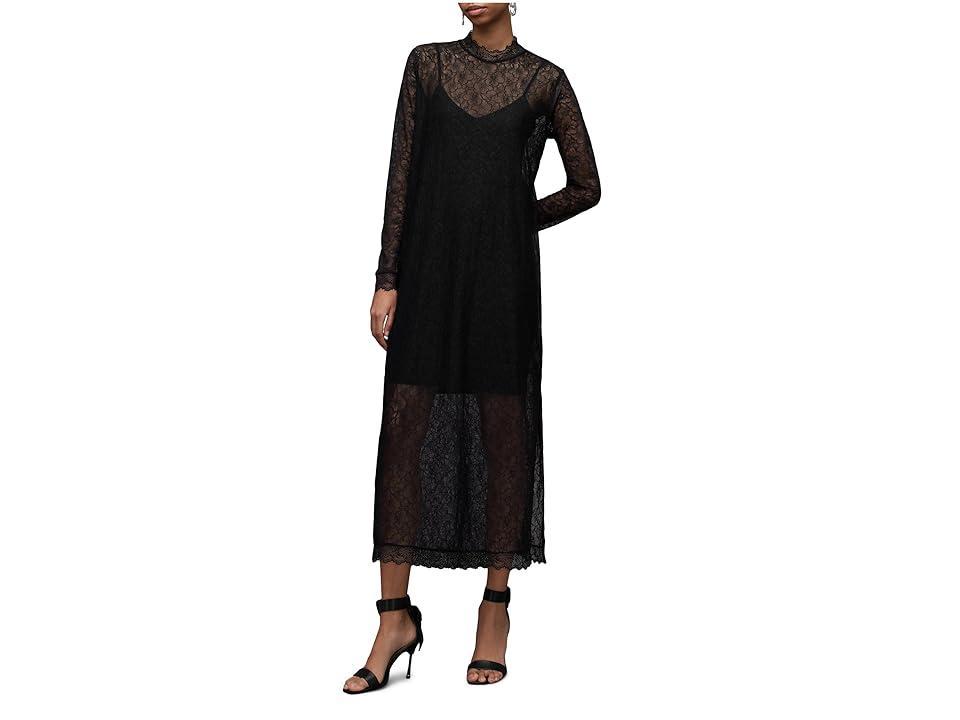 AllSaints Katlyn Lace Dress Women's Clothing Product Image