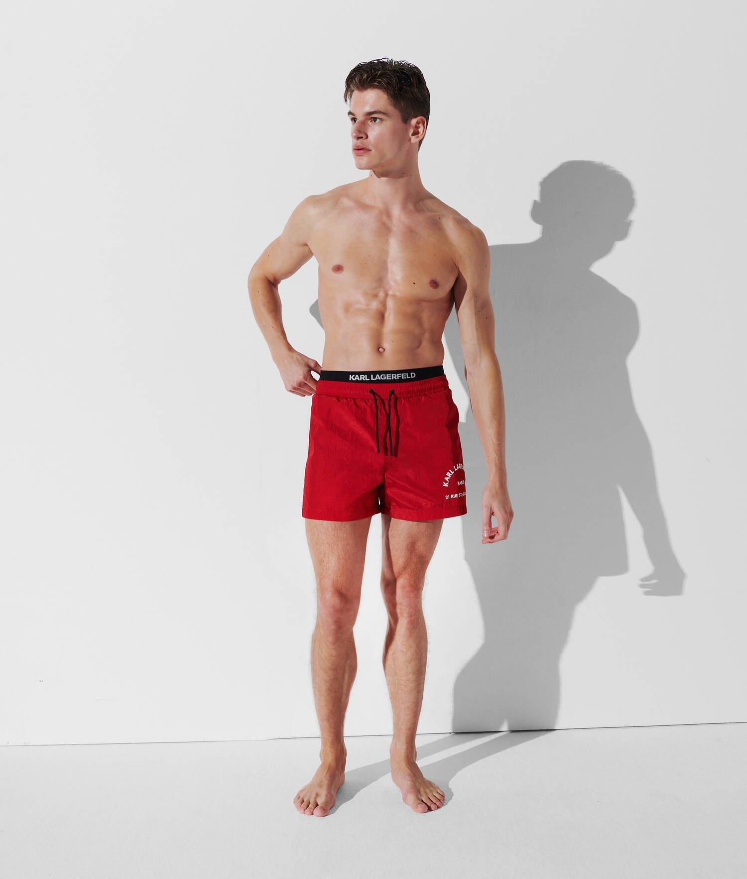 RUE ST-GUILLAUME DOUBLE WAISTBAND BOARD SHORTS Product Image