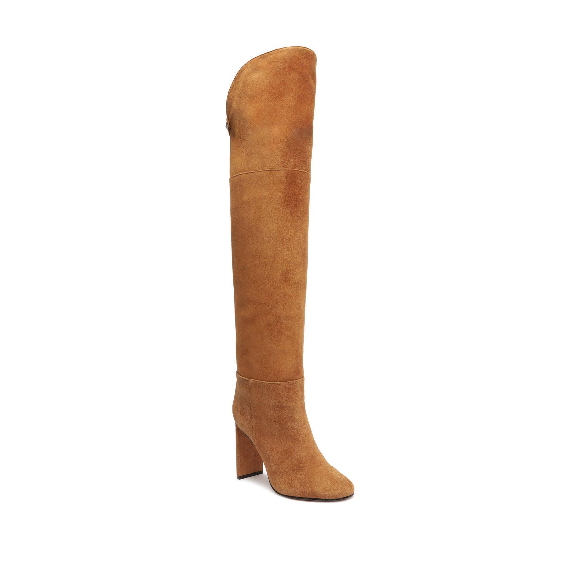 Austine Casual Over the Knee Suede Boot Female Product Image