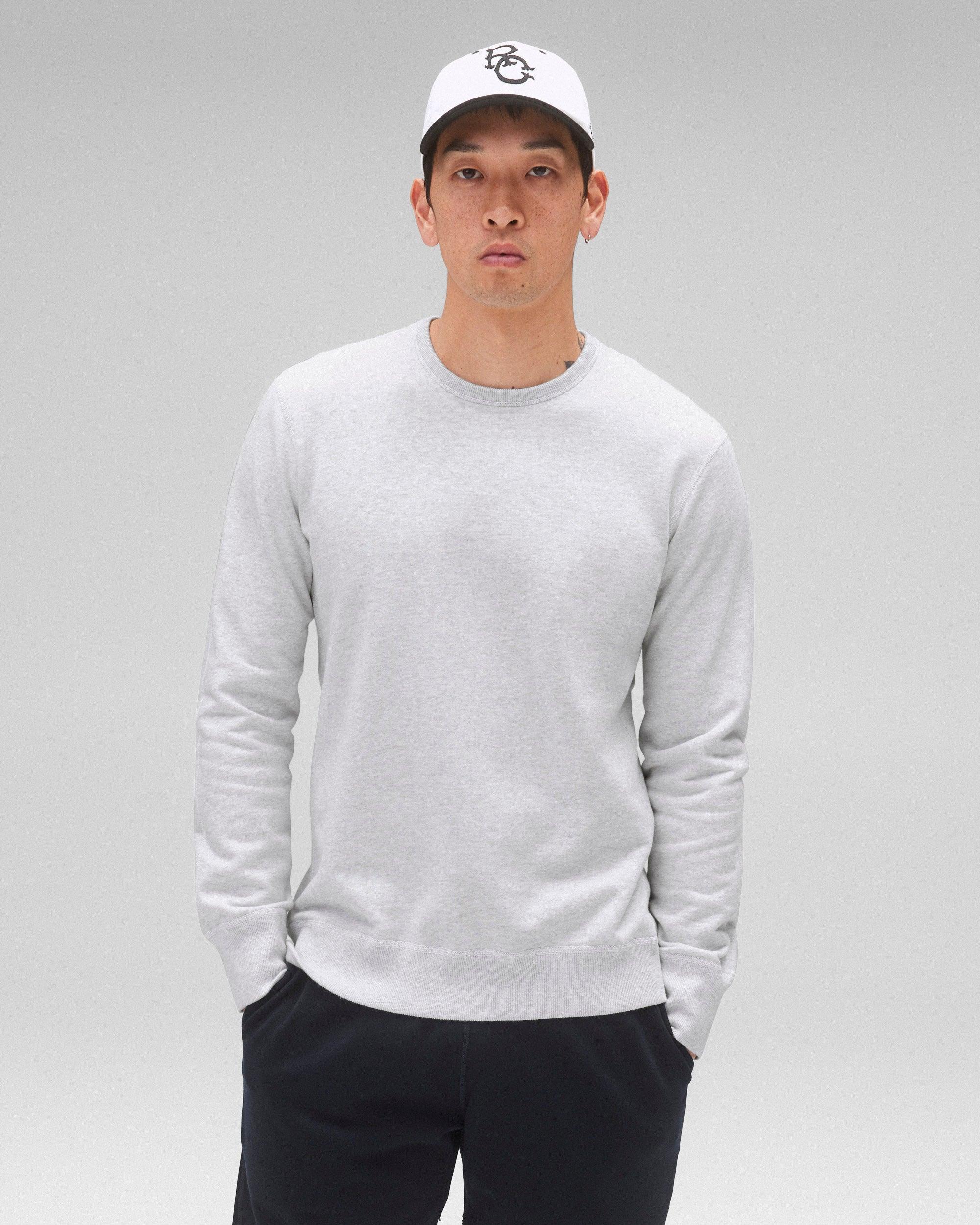 0984. Herringbone Terry Crewneck - Crimson Red Product Image